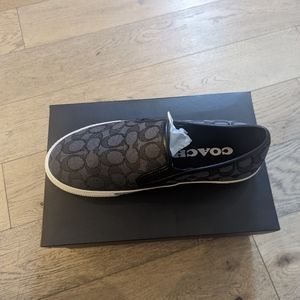 Coach Signature Slip On Skate Sneaker